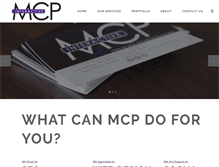 Tablet Screenshot of mcpinteractive.com